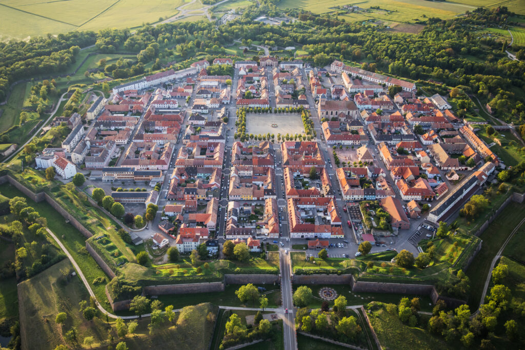 Neuf-Brisach - Vue aérienne © Tristan VUANO - OTARB