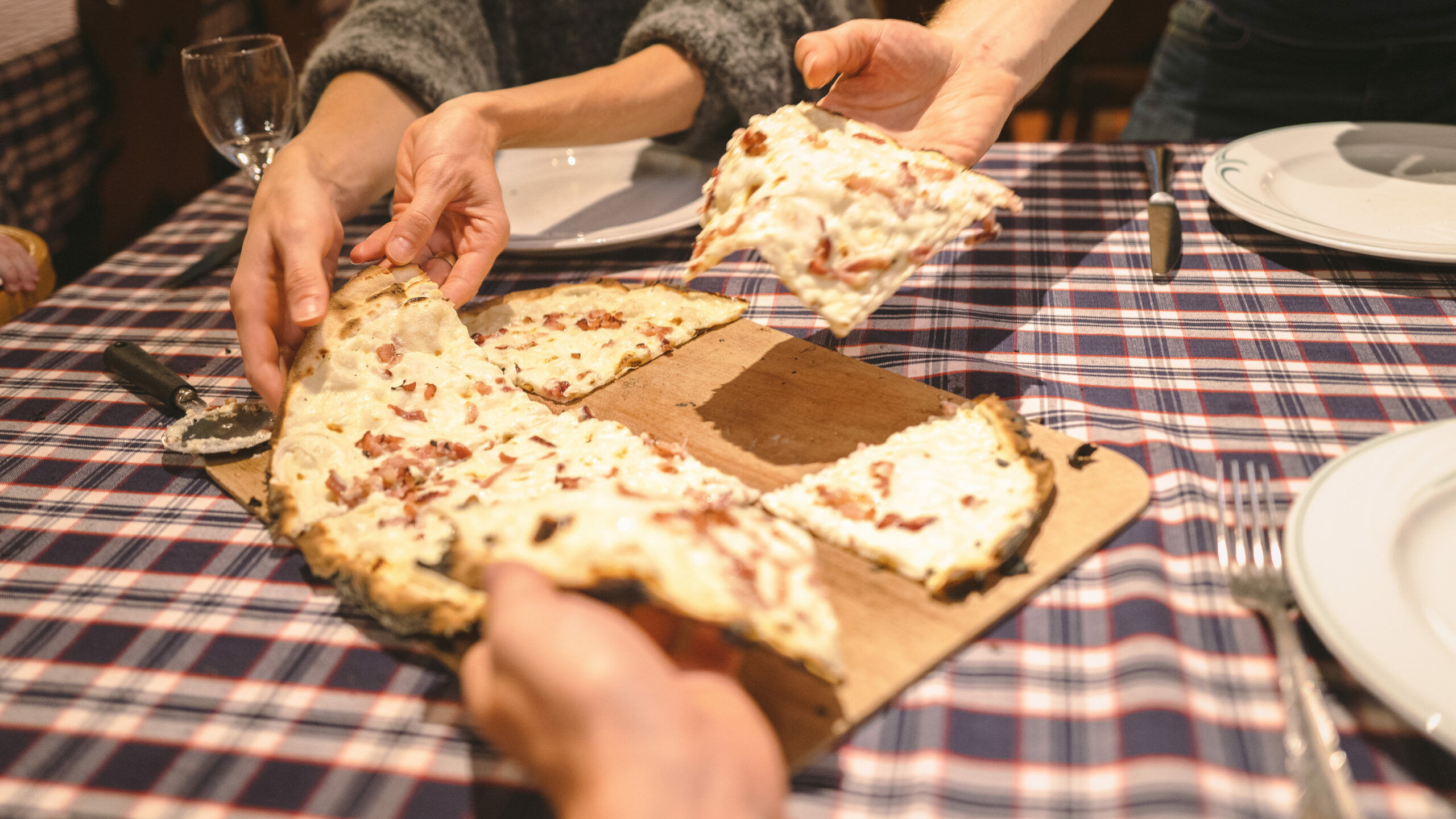 Tarte flambée dans Winstub