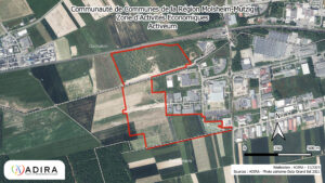 VUE AERIENNE DE LA ZONE